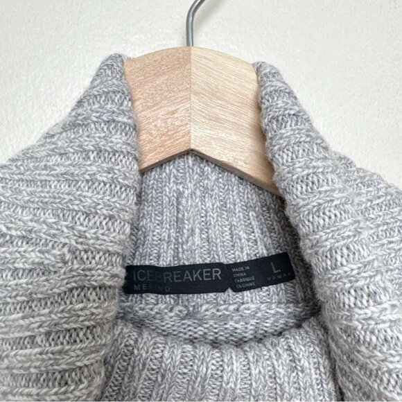 Icebreaker Womens Large Aura Long-Sleeve Wool Turtleneck Sweater - Picture 10 of 14